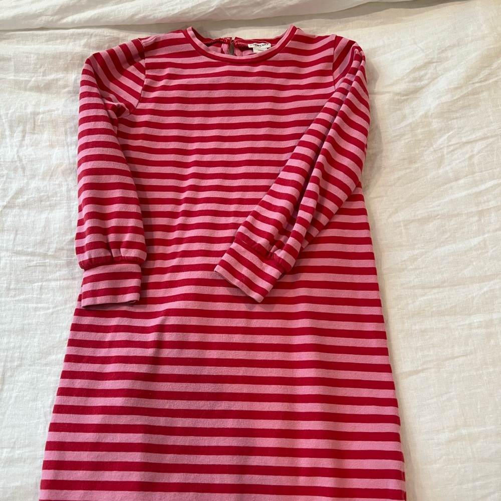 Girls size 6-7 Crewcuts striped dress